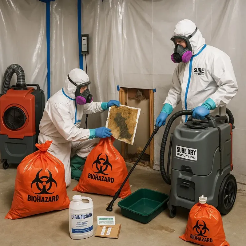 Contaminated Water Handling Protocols process in Tonganoxie, KS